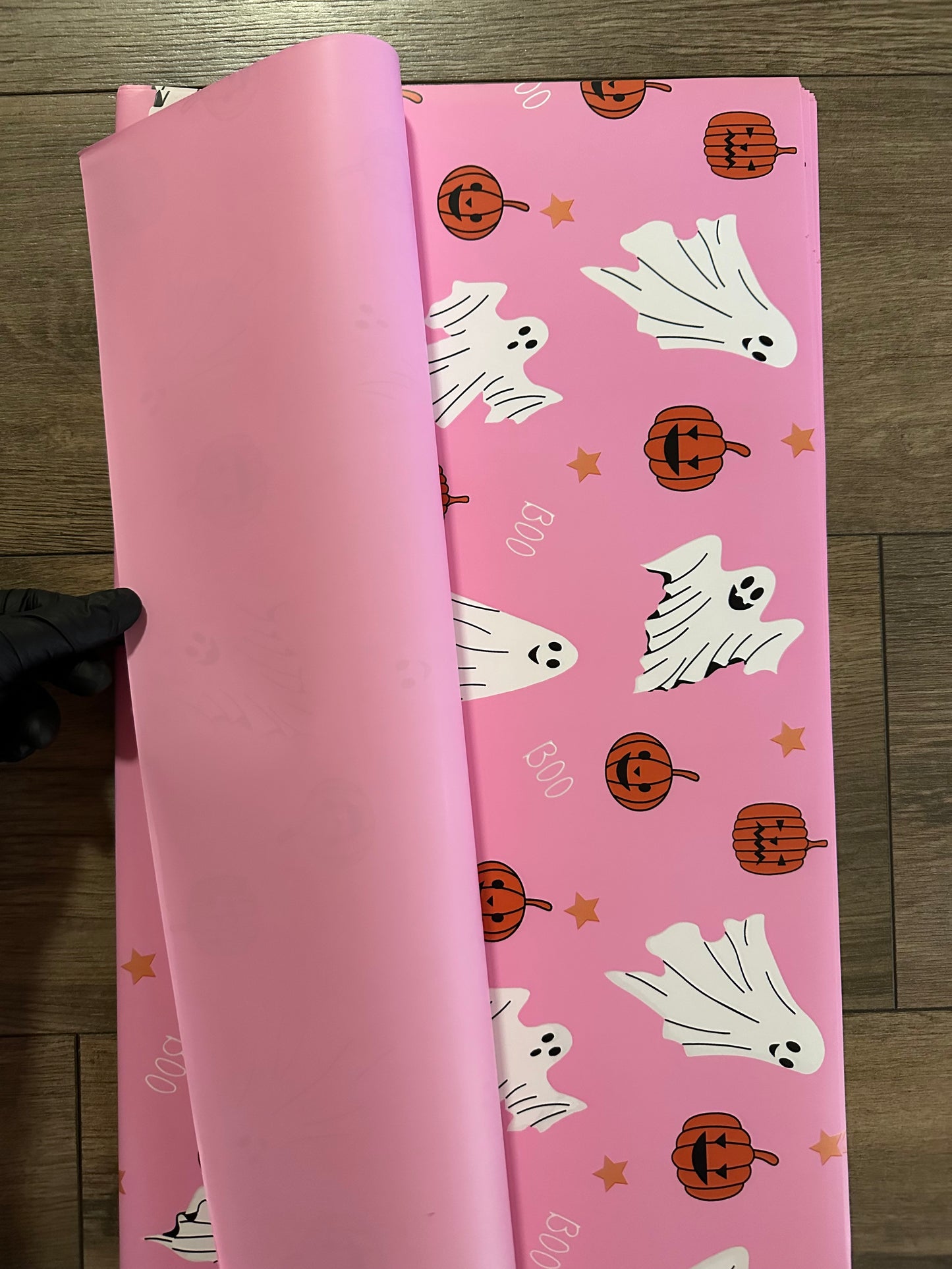 Ghost & pumpkin wrap