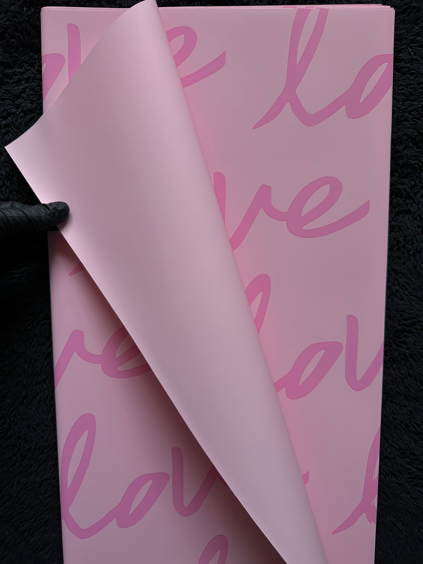 "Love" Style Floral Wrap