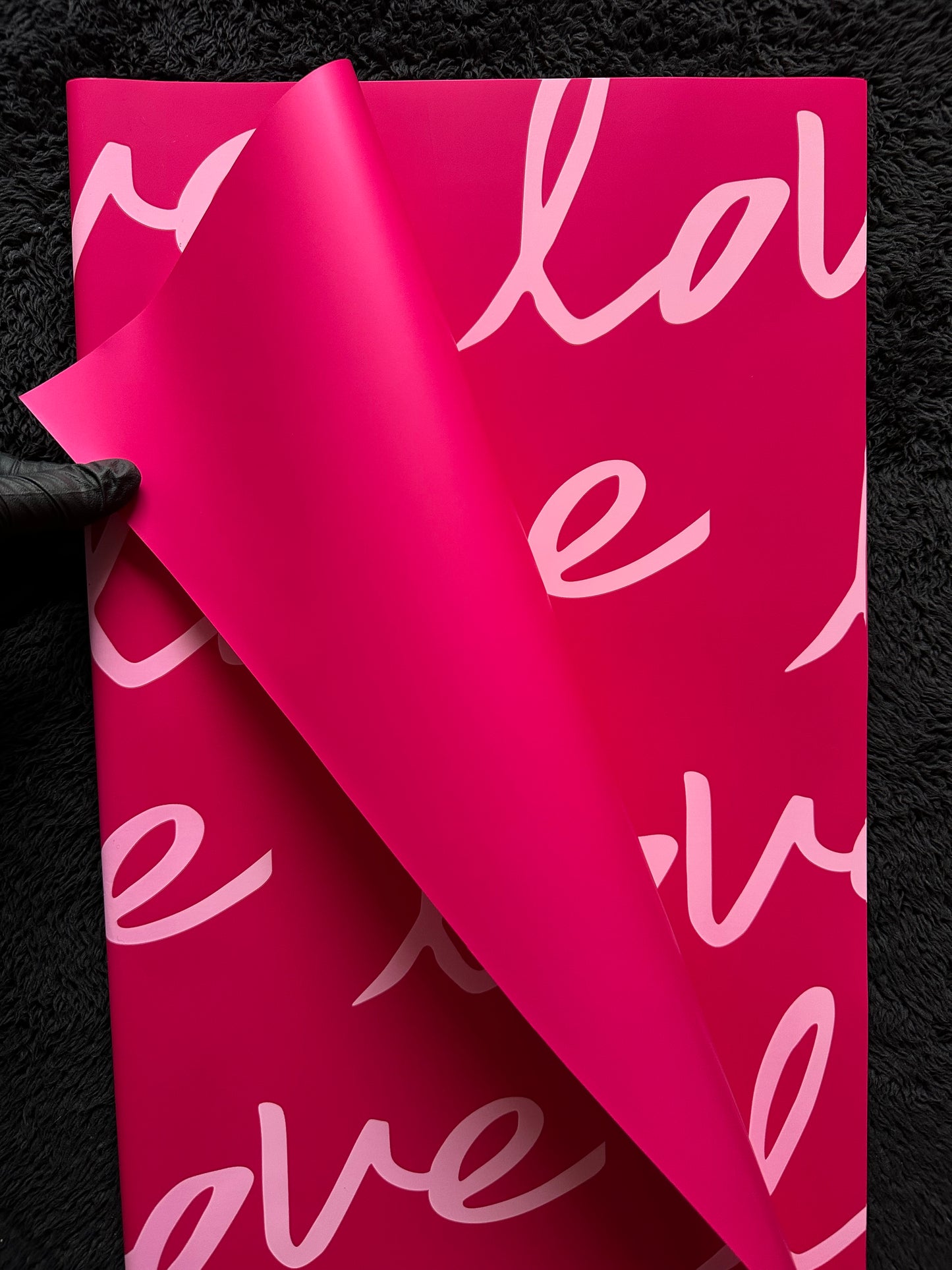 "Love" Style Floral Wrap