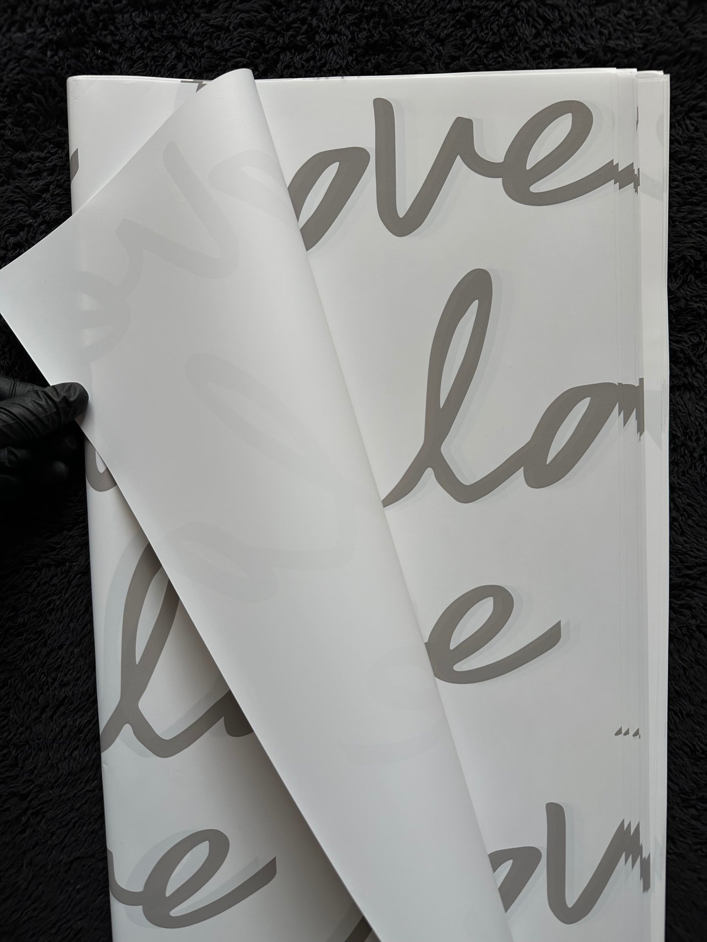 "Love" Style Floral Wrap