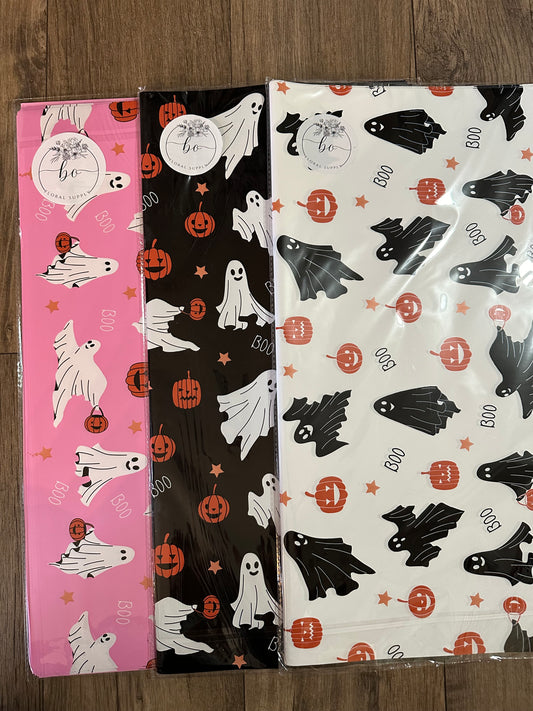 Ghost & pumpkin wrap