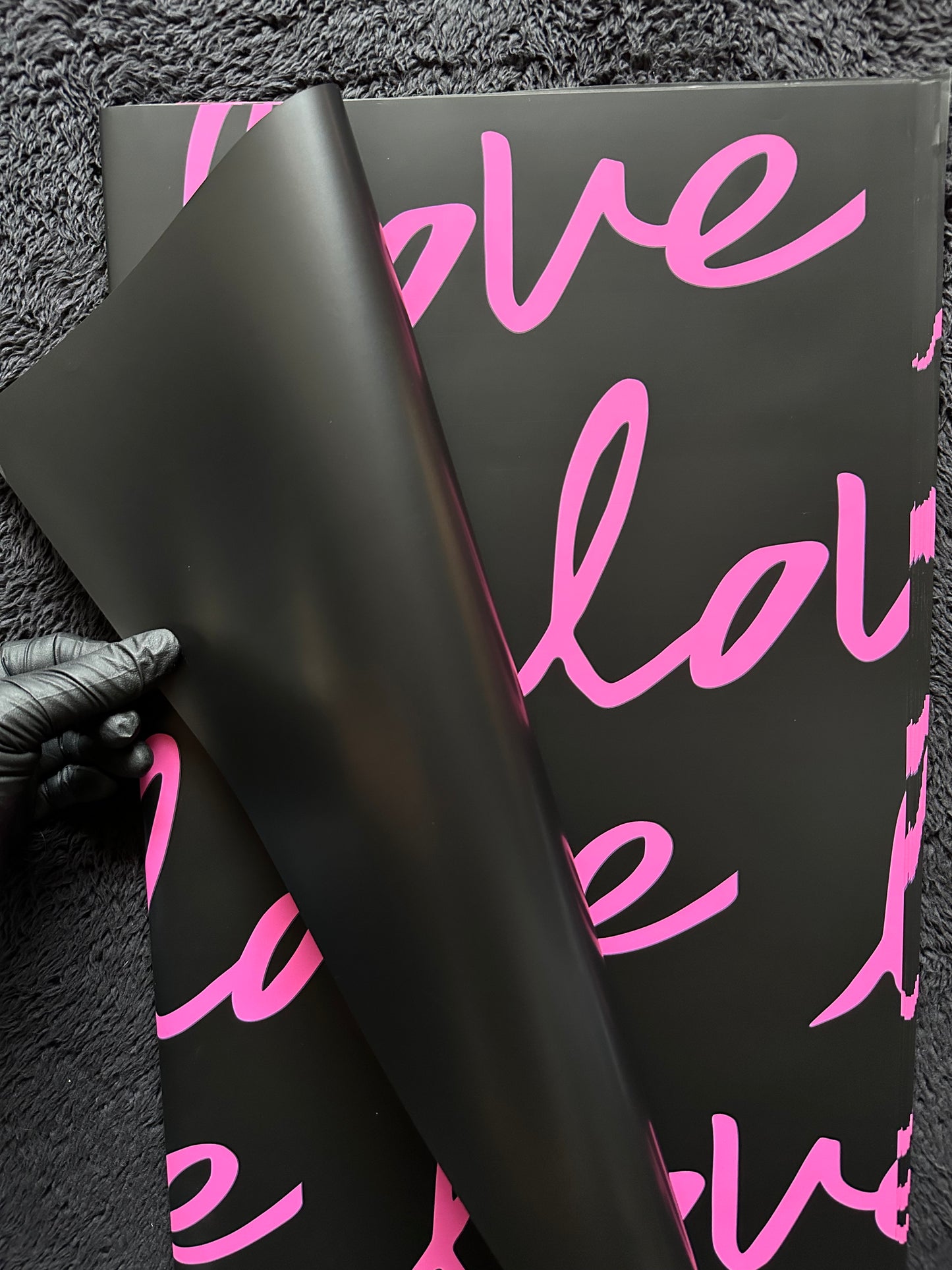 "Love" Style Floral Wrap